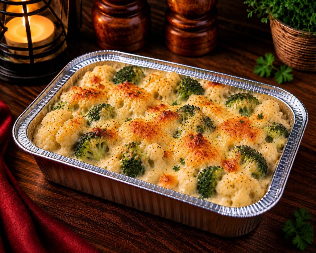 Cauliflower & Broccoli Bake