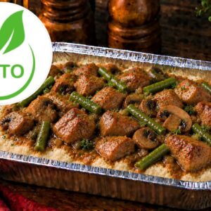 KETO Pork Stew (Cauliflower Mash)